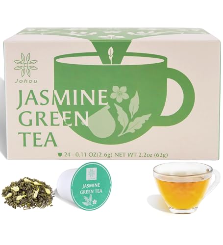 Image of Johou Jasmine Green Tea Pods for Keurig K-Cup brewers, 24 pods