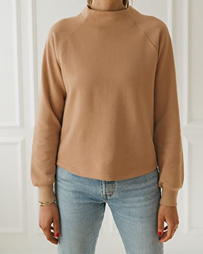 The Drop Women's Praline Mock Neck Knit Fleece Top by @fashion_jackson - Image 7
