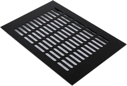 Grille d'aération rectangulaire anti-odeur pour meuble à chaussures et penderie fermée