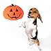 Vdaxvme Dog & Cat Interactive Pumpkin Squeaky Toy - Teaser Wand for Training & Mental Health - Soft, Unscented, Indoor Use - 6.5cm (2.56in) - Small Dogs & Adult Pets