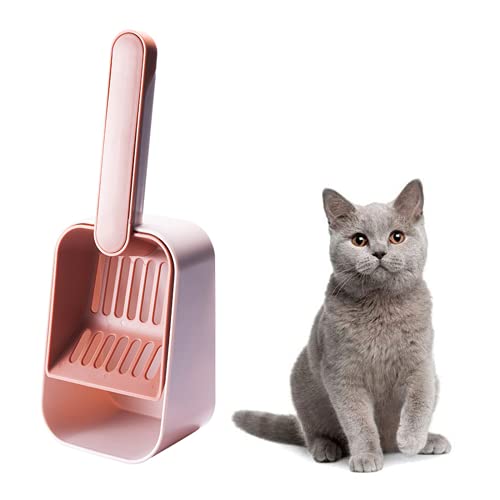 AYZECHANG Katzenstreulöffel Katzenkehrlöffel Haustierzubehör Groß 8,8 x 12 x 32 cm zum Reinigen von Haustierstreu (2 Stück) (Rot) Cover