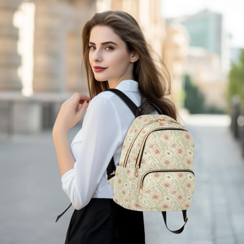 Sac à dos décontracté au design raffiné wildflowers & bees