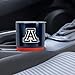 Rico Industries NCAA Arizona Wildcats 16 oz Ceramic Tumbler with Silicone Grip, Deep Laser Engraved, Navy and Red Colored Design with Slide Lid, Travel Coffee Mug, Matte Glaze