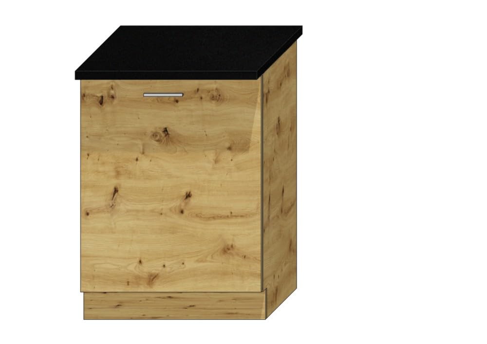 Genérico Muebles de Cocina Completa Color Roble Artesano 240 cms Encimera incluida ref-24b