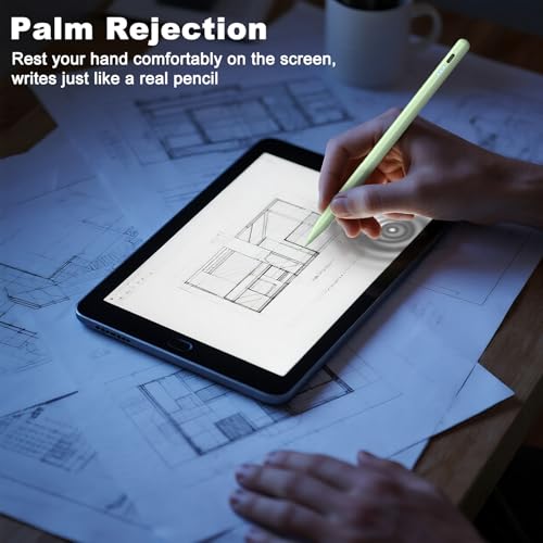 Image of Stylus Pen for iPad, 13 mins Fast Charging for Apple iPad Pencil with Palm Rejection, Compatible with 2018-2022 iPad Air 3 /4 /5, iPad mini 5 /6, iPad 6 /7 /8 /9 /10, iPad Pro 11 inch, iPad Pro 12.9 inch (Green)