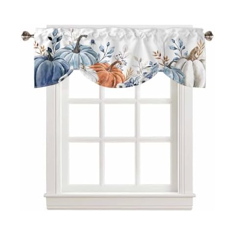 Fall Pumpkin Window Valance by Tersuger Cover