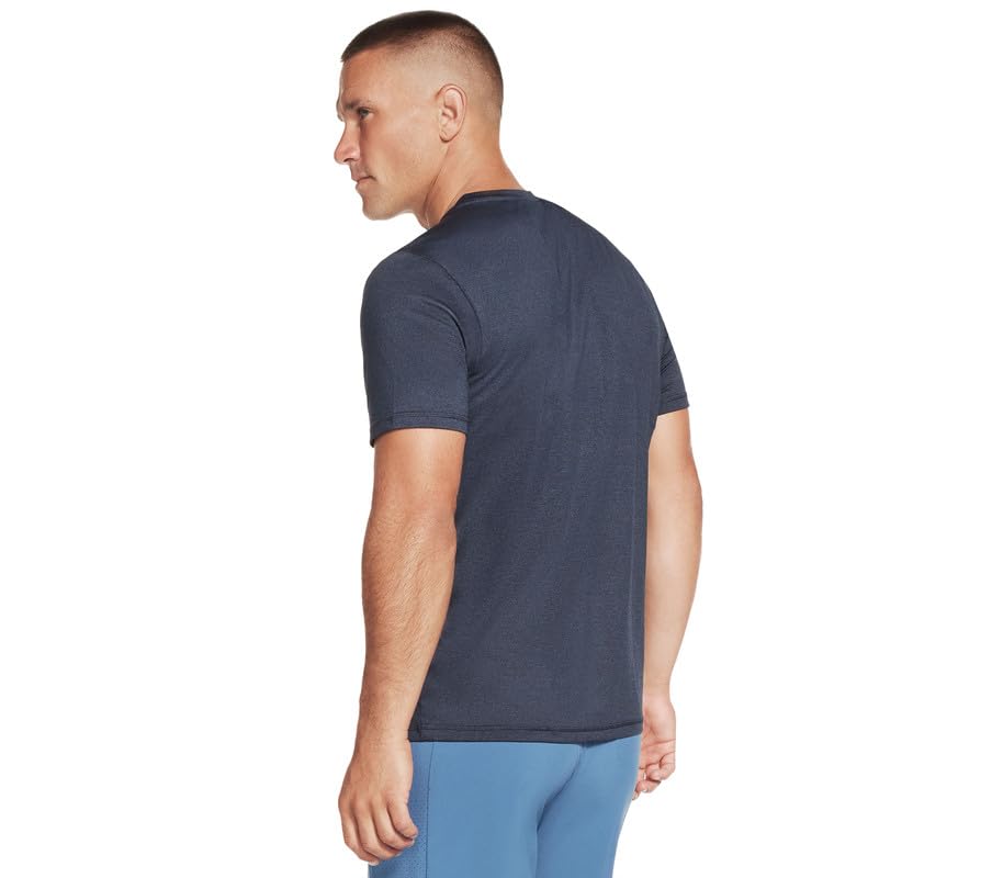 Image of Skechers Men Polyester Solid Regular Fit T-Shirt