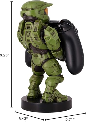 Image of Exquisite Gaming: Halo: Master Chief - Mobile Phone & Gaming Controller Holder, Device Stand, Cable Guys, Xbox Licensed Figure, Green