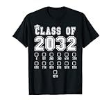 Photo Gallery classe del 2032 grow with me first day of school check mark maglietta Photo Gallery classe del 2032 grow with me first day of school check mark maglietta