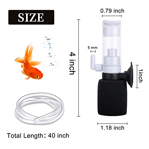 Wishlotus Portable Aquarium Filter, Internal Purifier Fish Tank Filter, Mini Multi Layer Power Filter For Fish Tank, Sponge Fish Filter Is Suitable For Freshwater And Saltwater Household Tank/Aquarium #TOP1