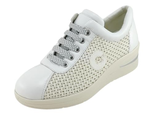 Cinzia Soft IV0925050-C 001 - Sneakers Zeppa Media in Pelle