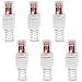 Produktbild 6 Stück Netzwerkstecker werkzeuglos RJ45 CAT6 LAN UTP Kabel Stecker ohne Werkzeug werkzeugfrei CAT5 CAT7 Verlegekabel Patchkabel Netzwerkkabel Toolless Modular Plug Connector Crimpstecker