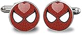 Producto de alta calidad. Venta al por mayor Superhéroe Cuff Link Ironman Spiderman Capitán Americano Gemelos para hombre para accesorios de fiesta