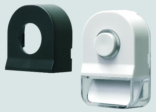 Preisvergleich Produktbild Elro Klingelknopf mit Beleuchtung, Namenschild und Wechselcover schwarz / weiß