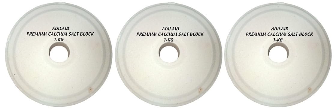 ADILAID Premium Calcium Salt Block for Goat,Sheep,Cow,Calf,Buffalo,Horse & Camel Pet Health Supplements (1Kg Each Pack of 3) (B0CLGMY1M1) Amazon Price History, Amazon Price Tracker