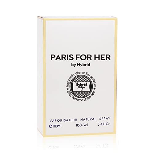 Hybrid & Company Paris For Her Fragrance For Women Eau De Parfum Natural Spray Sweet Scent 3.4 Fl Oz #TOP4