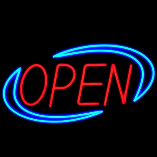 Led Neon Open Sign For Business - 32 X 16 Inch Larger Size Super-Bright Advertisement Store Open Sign Inksilvereye #TOP4