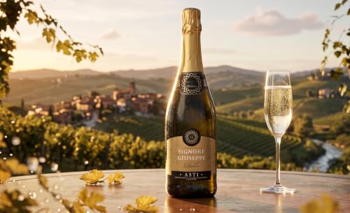 Signore Giuseppe - Vin Effervescent d'Italie, Asti Spumante DOCG, Moscato du Piemont (6 x 0,75L) – vue 5