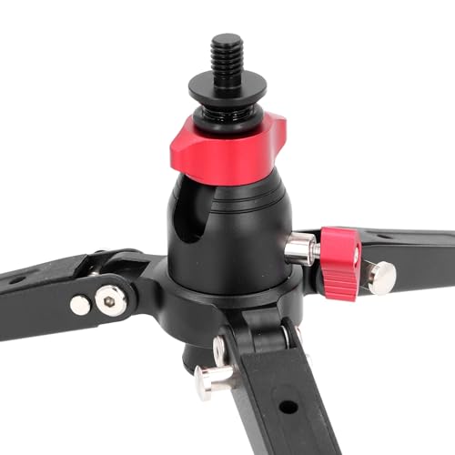 Asixxsix Mini Trypode, Soporte de Mesa de Escrito con Trípode Compacto con Cabezal Esférico, Amplia Compatibilidad para Estabilizadores, Monopiés, Accesorios Vlog - imagen 9
