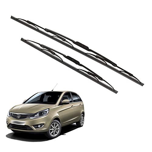 Image of Kylo Windshield Wiper for Bolt /Conventional and Traditional Metal Type Windshield Water Repellency Scratch Proof Metal Wiper Blades Suitable for Bolt (Driver Side - 24 inch, Passenger Side - 13 inch)