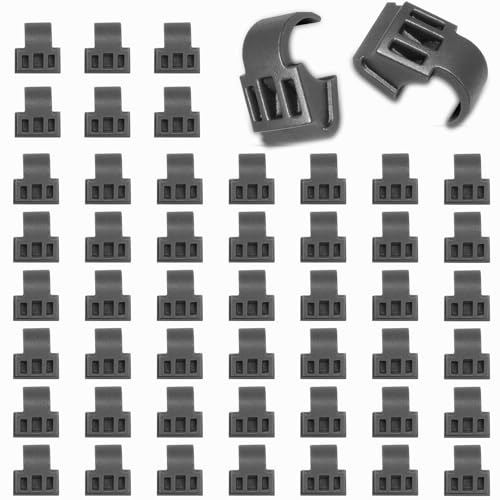86 Degree Angle Restrictor Restriction Clips (50Pack) Hinge Restrictors for Cabinet Doors Fit for Face Frame Hinges Kitchen Cabinet Door Restraints EH89