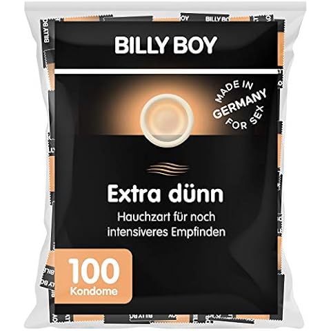 100 Billy Boy Extra dünn Kondome - Hauchzarte Kondome für ein noch intensiveres Empfinden - Made in Germany Cover