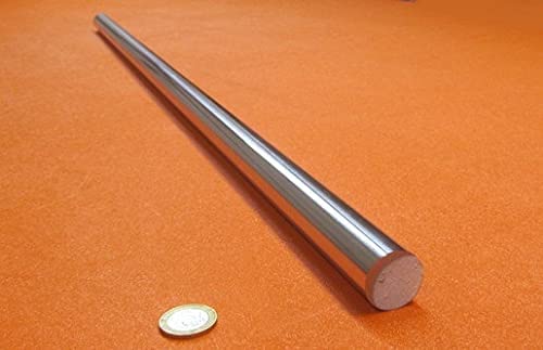 Chrome Plated 1045 Carbon Steel Shaft 1.00" Diameter x 36" Long 1 pc
