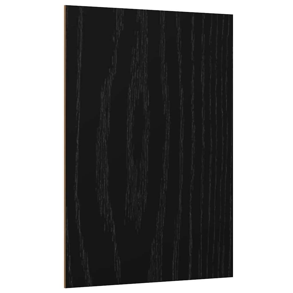 Juego de 50 placas decorativas de madera de roble negro, 30 x 42 x 0,27 cm, moldes de madera para pintar, para cumpleaños de niños, kit de bricolaje y etiquetas de madera, etiquetado interior