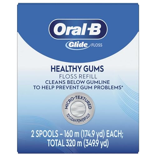 Oral-B, Filo interdentale Glide, 200 m, ricarica, 1 confezione (1 x 2 pz.)