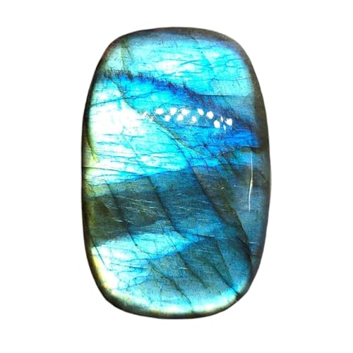 Labradorite rectangulaire naturelle, la pierre protectrice pour bijoux faits main inspirants