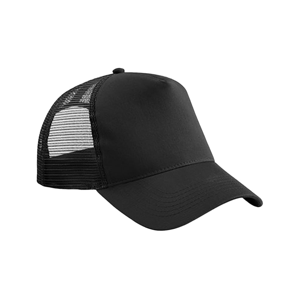 Beechfield® B640B Junior Snapback Trucker - Black/Black