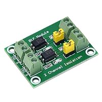 Youmile 5 Stück PC817 2 Kanal Optokoppler Isolationsplatine Spannungswandler 3.6-30 V Treiber Photoelektrisch isoliertes Modul mit 24 AWG Kabel – Ansicht 6