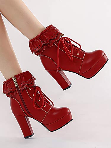 platform dress boots