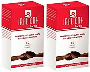 2 X Iraltone Forte120 Capsules~Regenerates~Prevents Hair Loss~Providing Strength Good for hair Treatment