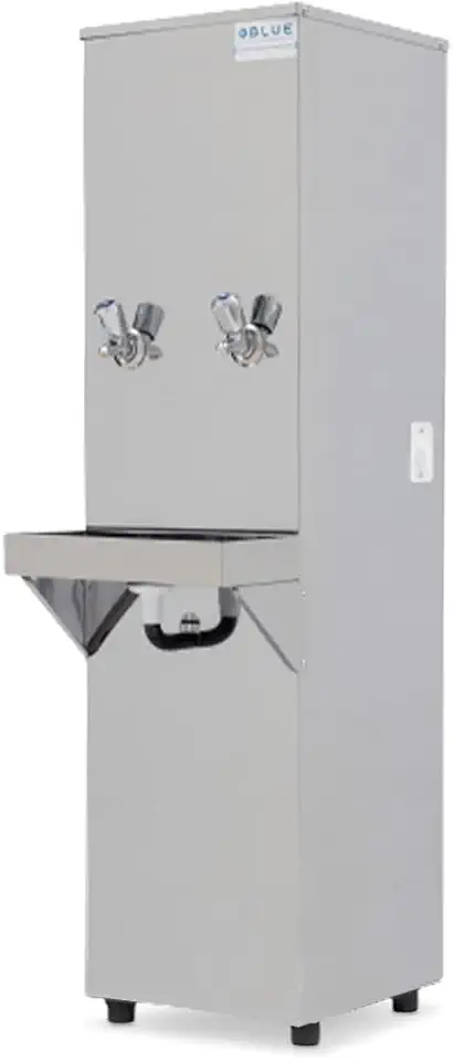 BEBEDOURO PURIFICADOR DE ÁGUA INDUSTRIAL COM COM PRESSOR 25L COLUNA INOX BLUE BEBEDOUROS 127V