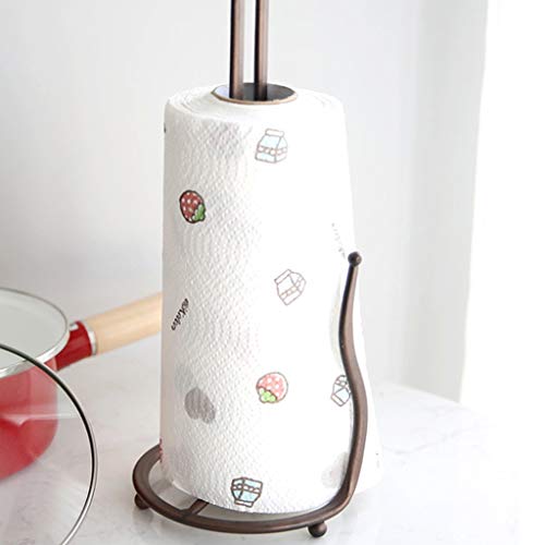 Tjlmz Napkin Holder - Fancy Paper Towel Holder Stand Stylish Wrought Iron Classic Decorative Countertop Authentic Rod Metal Hand #TOP2