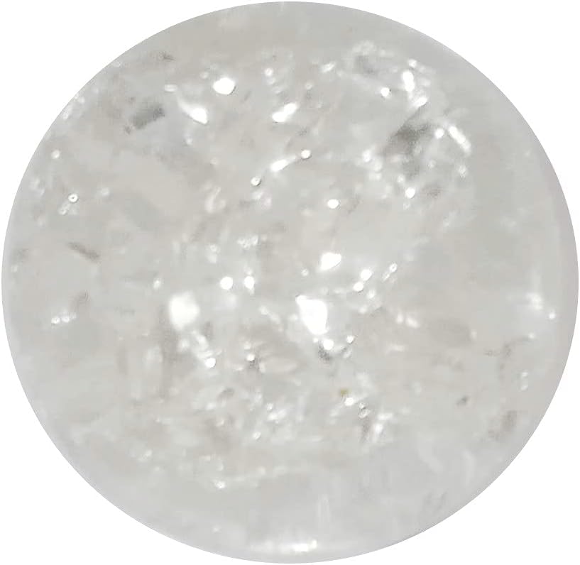 Purpledip Resin Crystal Ball for Indoor Water Fountains, Clear, 2 Inches Or 5 Centimeters (10503)