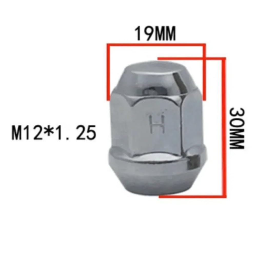 Nakrętki do Kół dla Tank 300, 1 szt. Nakrętki kół M12x1,25/M12x1,5 sześciokątne 19 mm, grubość 31 mm