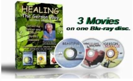 Healing the Gerson Way + Gerson Movie Collectio... 0976018683 Book Cover