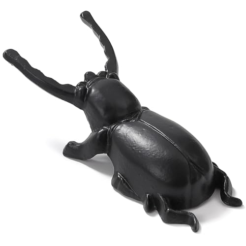 Cast Iron Beetle Boot Jack, Heavy Duty Boot Puller & Shoe Remover for Cowboy, Work, Rubber Boots - No Bend Effortless Boot Remover Tool