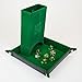 FanRoll by Metallic Dice Games Fold Up Dice Tower: Green, Role Playing Game Dice Accessories for Dungeons and Dragons