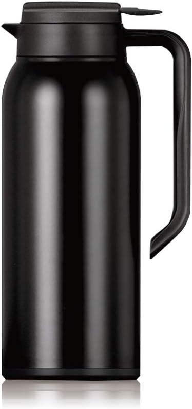 Thermal Carafes For Coffee Vacuum Mug 1.5 Liter or 50oz (50-OZ, Black)