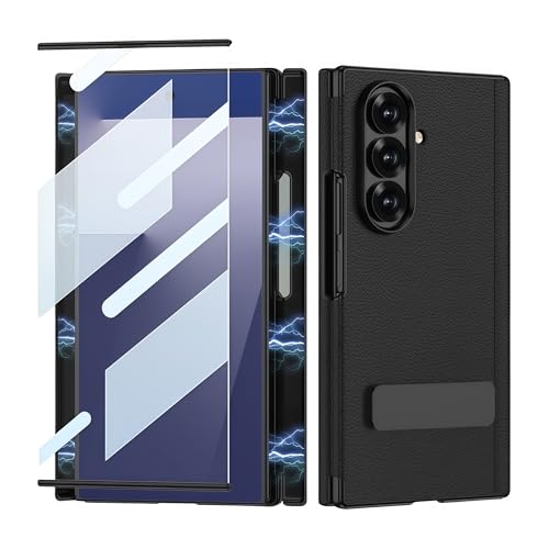 Coque Samsung Galaxy Z Trifold légère absorbant les chocs avec béquille noire
