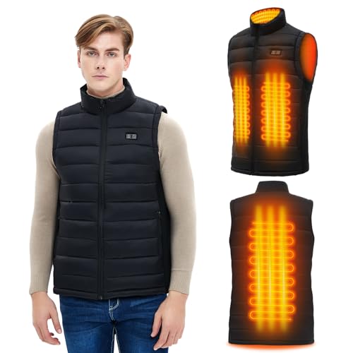 Image of Heated Vest - Electric Heating Coat Heated Jacket Man /Woman Battery Not Included