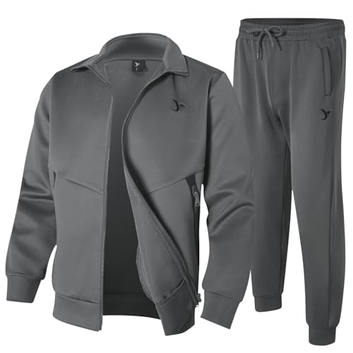 Brimisal Men's Tracksuits Mens Sweatsuits 2 Piece Sets Long Sleeve Men Jogging Suits Athletic Workout Sports Outfits Sets