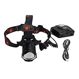 LED HeadLamp Adjustable Lighting Modes Adjustable Angle LED Battery Indicator Versatile Outdoor Use for Hiking (P50 LED Bead)