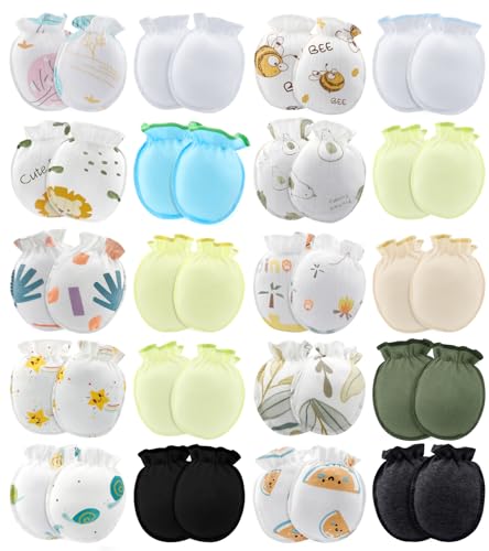 Image of ONESING Baby Mittens - Newborn Mittens No Scratch 0-6 Months Warm for Newborn Baby Boys & Girls