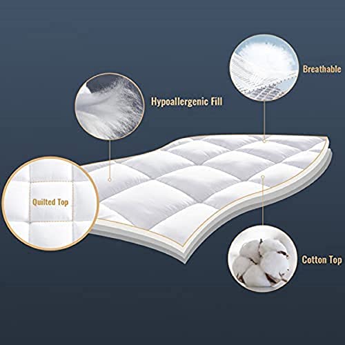 Colchão de Piso Japonês, Cama de Dormir de 4 Polegadas Extra Grossa para Piso, Colchão Dobrável Dobr