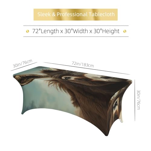 Nappe élasthanne extensible 1.8m universelle pour événement et mariage - 6