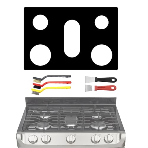 Stove Protector liner For 30 LG Gas Range Model LGLDG4315 LRG4115 LRG4113 LDG4313 LRGL5825 LRGL5925 LSGL6335 5-Burner Thickness Reusable Stove Burner Covers